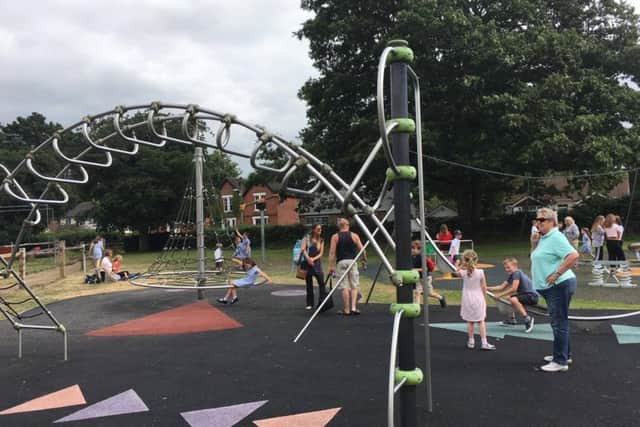 The revamped playground cost Â£112,000