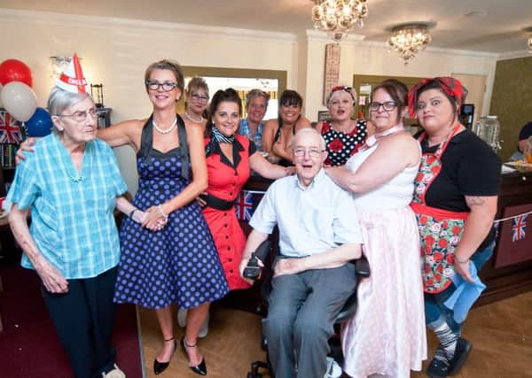 Staff and residents at Hastings Court celebrate national Care Home Open Day SUS-170627-125259001