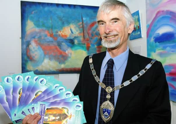 Malcolm Belchamber during his last stint as Littlehampton mayor