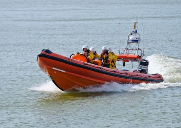A child was among those rescued by the lifeboat