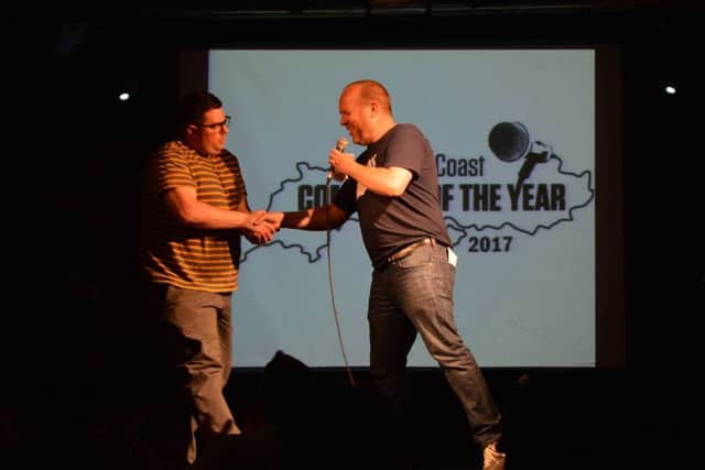 Martin won South Coast Comedian of the Year SUS-170626-120701001
