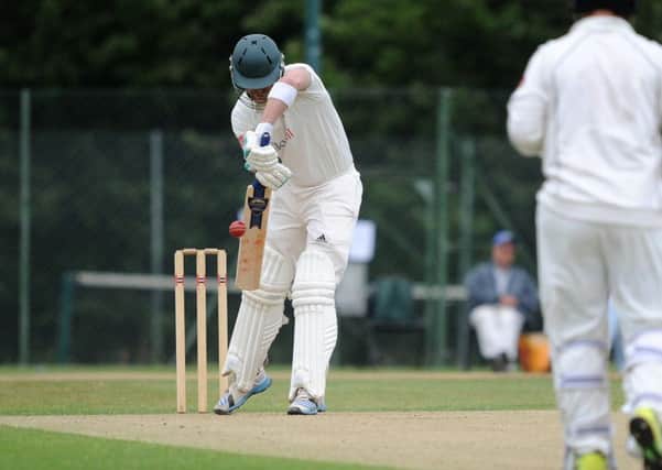 Cricket, Sussex League Premier Division Horsham v East Grinstead (fielding). Michael Thornely. Pic Steve Robards SR1715156 SUS-170626-125945001