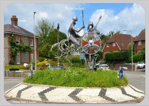 Battle features in the 2018 Roundabouts of the World calendar. SUS-170626-135827001