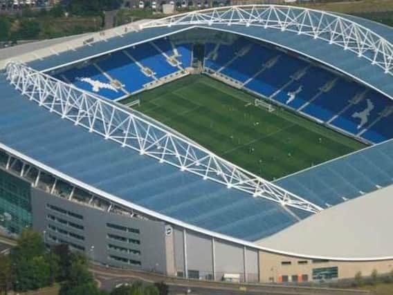 The Amex stadium, the home ground of Brighton and Hove Albion