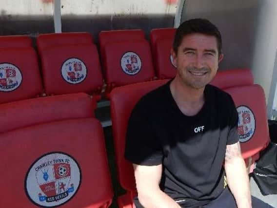 New Crawley Town head coach Harry Kewell.
Picture by Mark Dunford