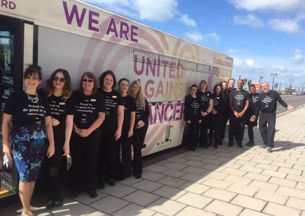 Staff from Marks and Spencer Worthing refurbished the kitchen on the bus for the company's Make it Matter Day