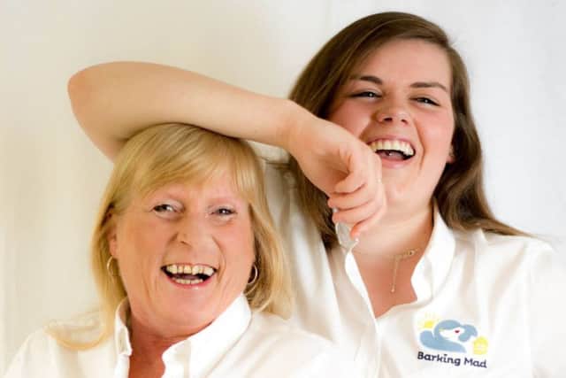 Laura Stentiford, right, and Jane Harrison from Barking Mad Chichester