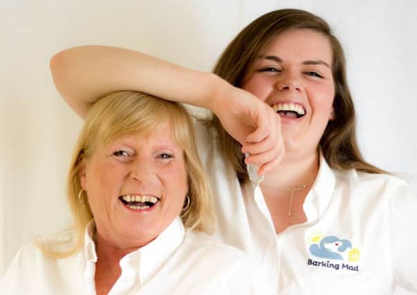Laura Stentiford, right, and Jane Harrison from Barking Mad Chichester