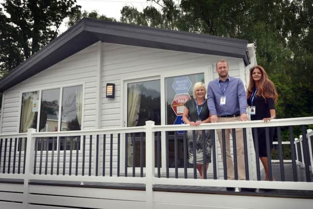Beauport Holiday Park offering  holidays to emergency services from London.

Stewart Ide (Sales Manager) pictured with Laura Bates (left) and Loren Rafique (right). SUS-170629-103344001