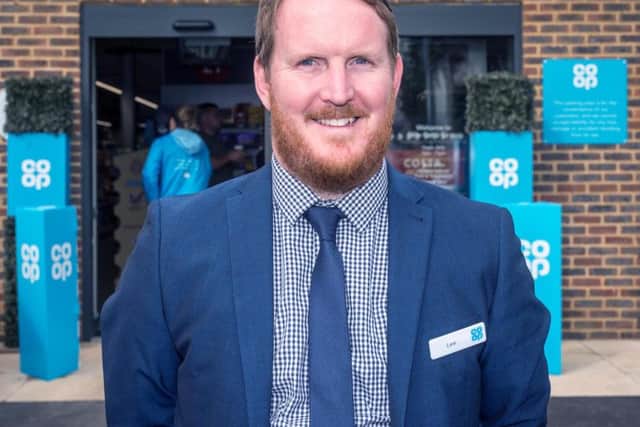 Lee Hayes, store manager at the new Co-op
