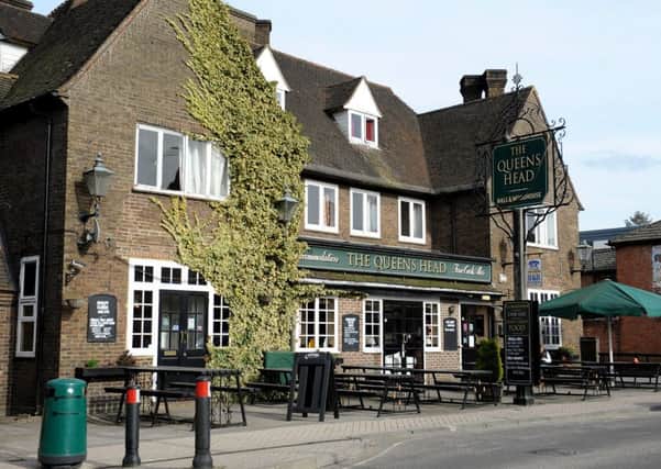 Horsham - Queen's Head pub area of Queen's Street. 29-02-16. Pic Steve Robards SR1607113 SUS-160229-150748001