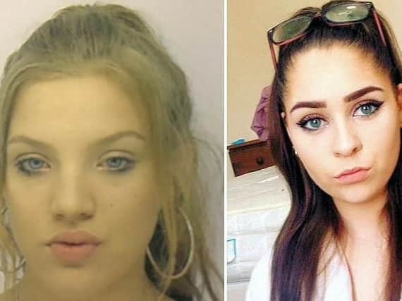 Hailie Burrows and Georgia Brown, both 15, were both seen on Tuesday (June 27)