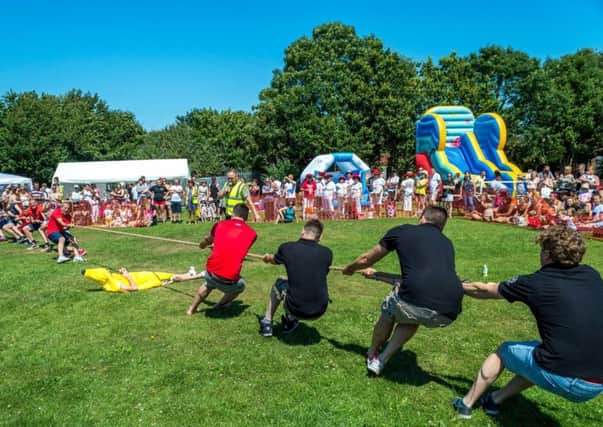 The tug-of-war competition at last year's fun day. Picture: Steve Flynn