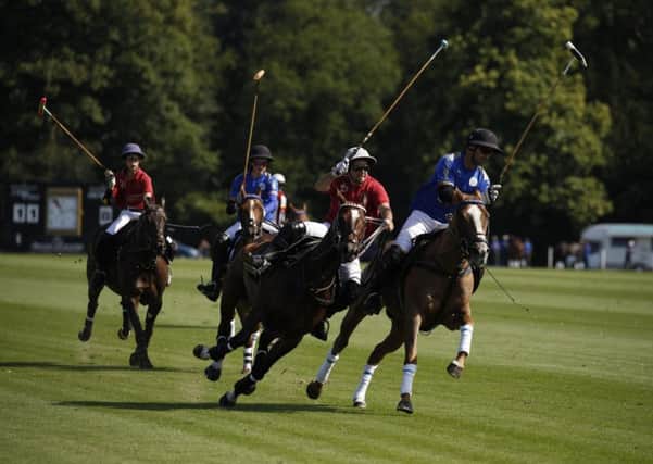 Action from the Midhurst Town Cup match / Picture by Clive Bennett - see more at www.polopictures.co.uk