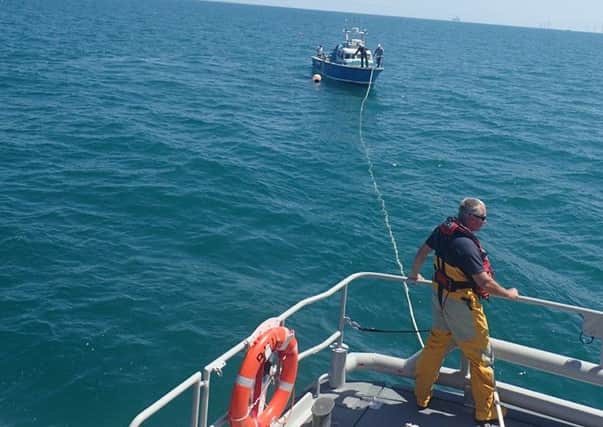 Shoreham lifeboat rescues angling boat near Worthing pier