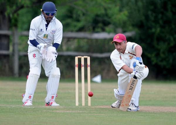 Cricket: Sussex League Division 4: Slinfold v Steyning (batting). Andy Isaacs. Pic Steve Robards SR1715717 SUS-170307-112535001