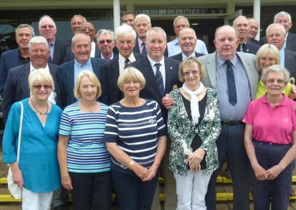 Peter Grindley (middle row, 2nd from right) with Selsey GC members