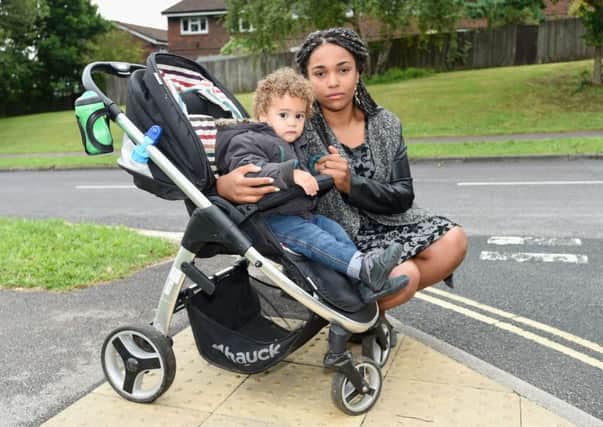 Ashleigh Staunton with her son Malakai. Picture: Liz Pearce