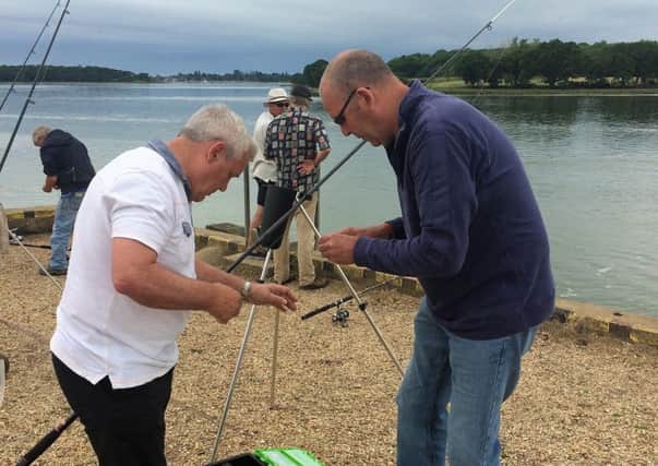 The angling and information day was a success at Apuldram