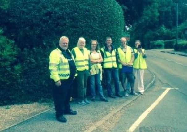 Police with Colgate Speed Watch.