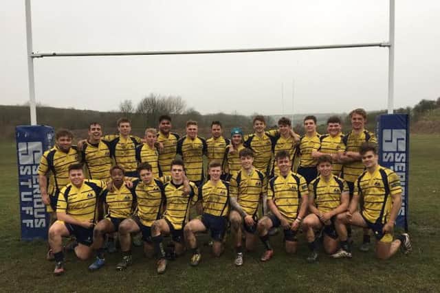 Worthing College rugby boys team managed to retain their county cup title last season