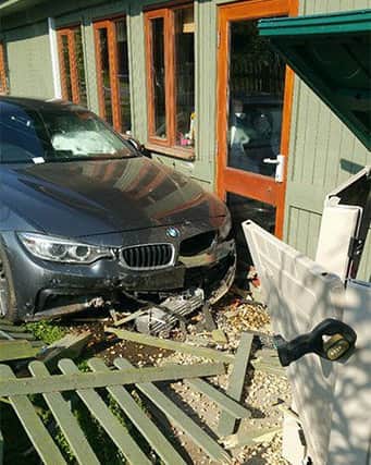 The car driver was disqualified for drink-driving. Image supplied by Sussex Police