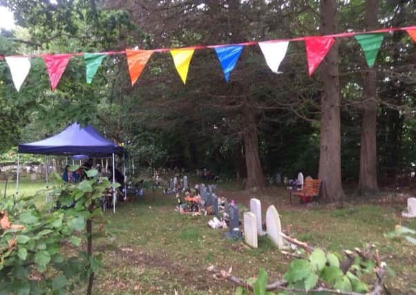 The fete in the churchyard