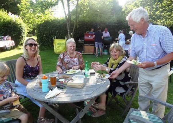 The annual barbecue was enjoyed by people of all ages