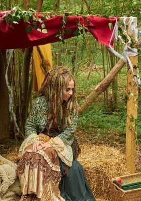 A witch in her hovel at Loxwood Joust