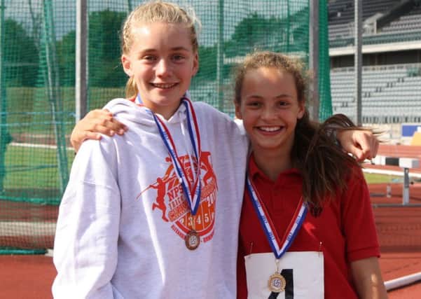 Phoebe Boardman and Hollie Hodges of Westbourne House School