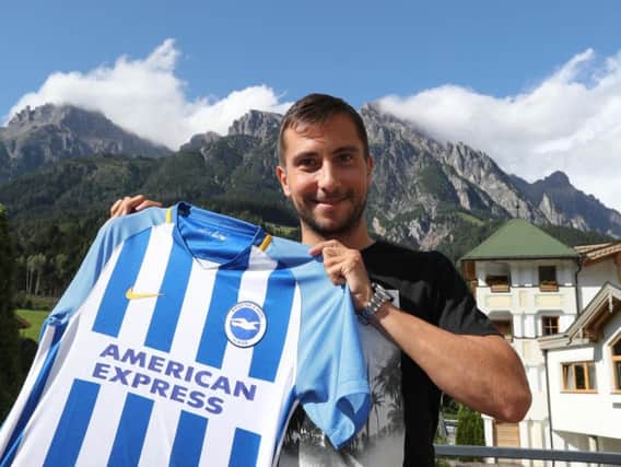 Markus Suttner has signed for Albion from Ingolstadt. Picture by Paul Hazlewood/BHAFC