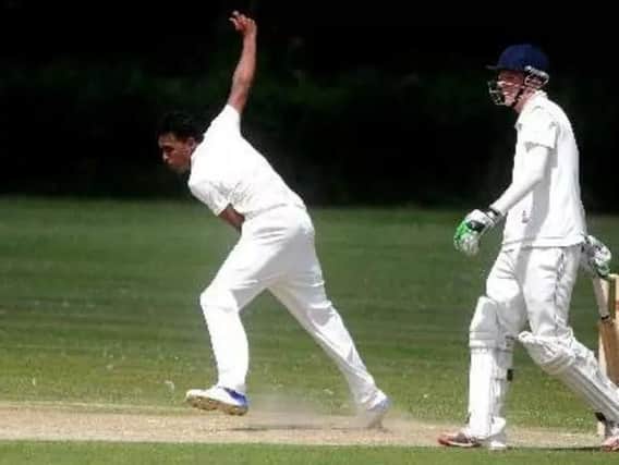 Rilwan Mohammed took five wickets for Crawley Eagles on Saturday.
Picture by Steve Robards