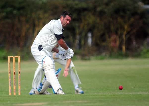 Tig Hoare scores runs for Selsey against West Wittering / Picture by Kate Shemilt