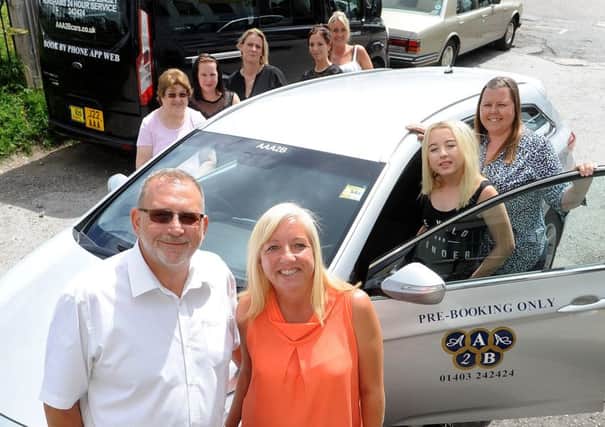 AAA2B is a very well known Taxi company in Horsham and are looking to recruit new drivers. This is something for the business page. Pic Steve Robards SR1716019 SUS-170407-133836001