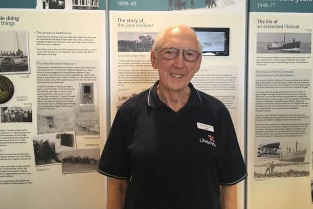 Mike Philpott is a volunteer at Eastbourne Lifeboat Museum