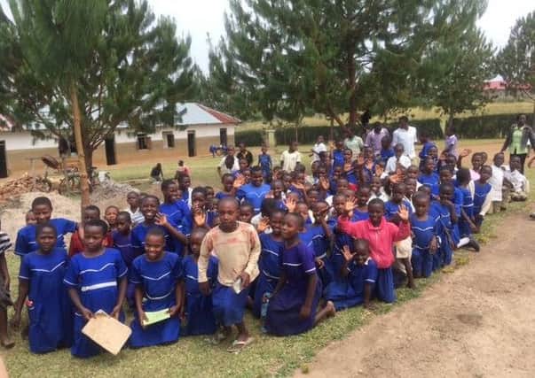 Children at the school in Rukungiri