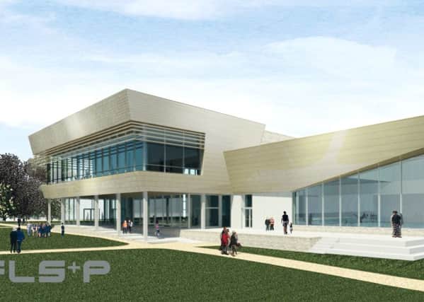 An artist's impression of what the leisure centre will look like
