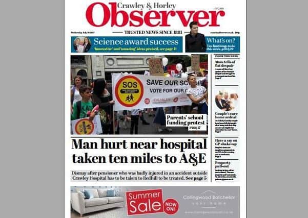 Today's Crawley Observer (Wednesday, July 19)