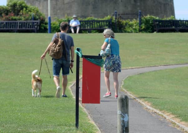 Dog waste bins in Eastbourne (Photo by Jon Rigby) SUS-170719-124411008