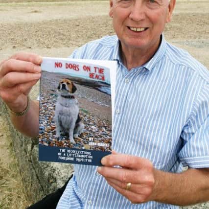 Former Littlehampton foreshore inspector John Madell has written a book about his memories. Photo by Derek Martin.