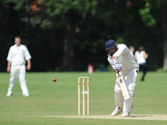 Crawley Cricket Club captain Razwan Hussain hit 66