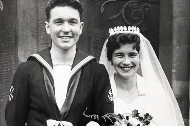 Alan and Coleen were married at St Mary's Church, Broadwater, on July 27, 1957
