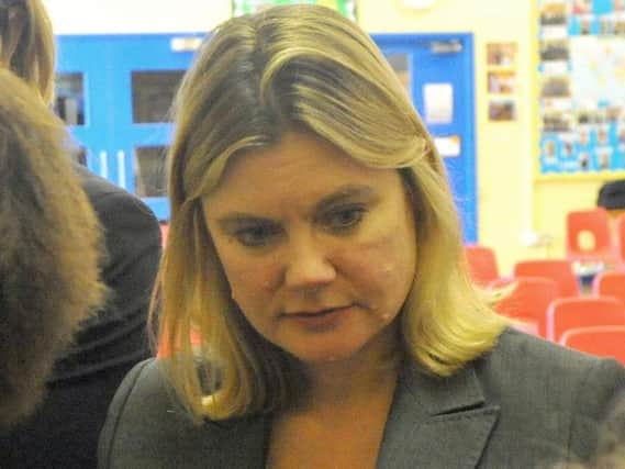 Justine Greening MP, secretary of state for education