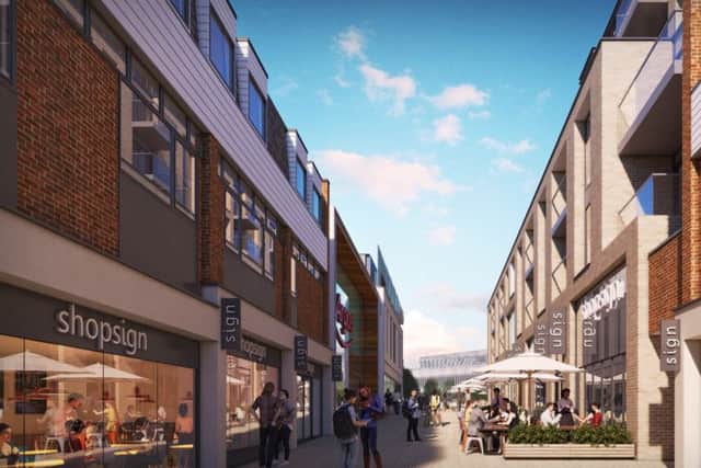 A range of retailers and new restaurants are included in the plans