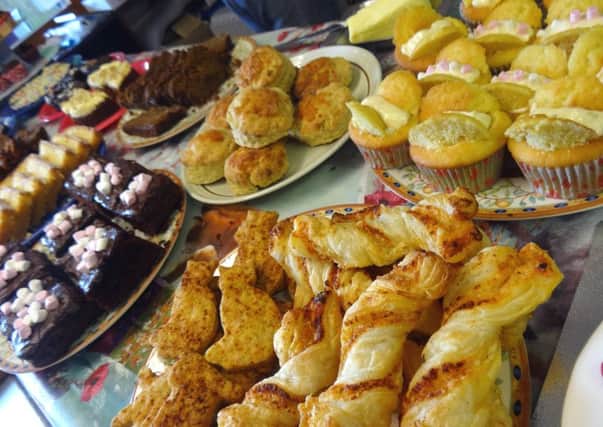 Some of the scrumptious treats at Bluebell Ridge Open Day