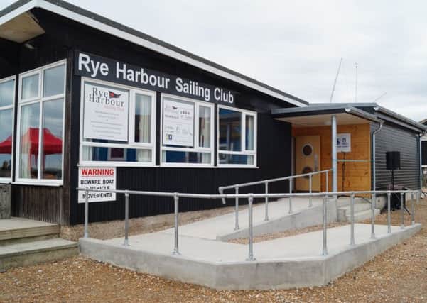 Rye Harbour Sailing Club; refurbished to make sailing avialable to all.