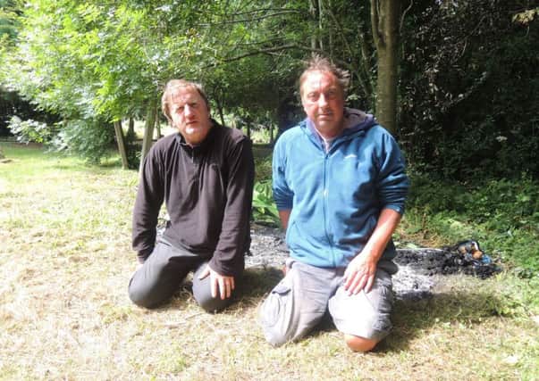 Homeless: Mark Lee and Paul Laben SUS-170721-122224001