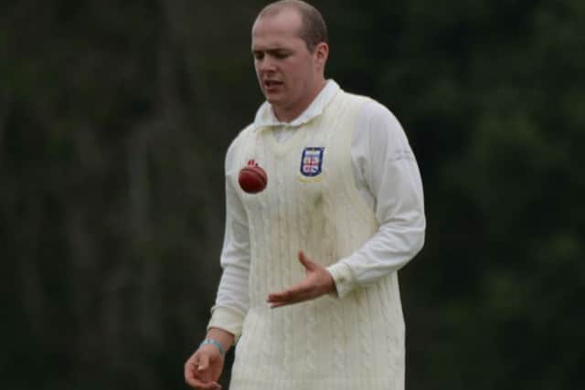 Nick Peters took three wickets with the ball at The Polegrove on Saturday. Picture courtesy Andy Hodder