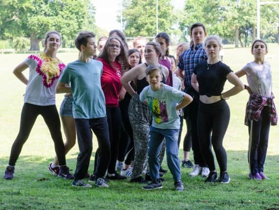 Chichester Festival Youth Theatre in rehearsal for GRIMM TALES Photo by Richard Gibbons