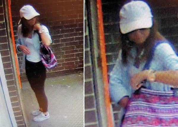 Police have released an image of a woman they want to speak to in connection with the theft. Picture: Sussex Police